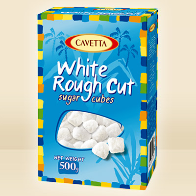 
WHITE ROUGH CUT SUGAR CUBES